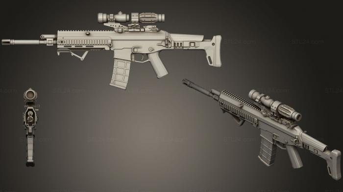 Weapon (Guns 0316, WPN_0076) 3D models for cnc